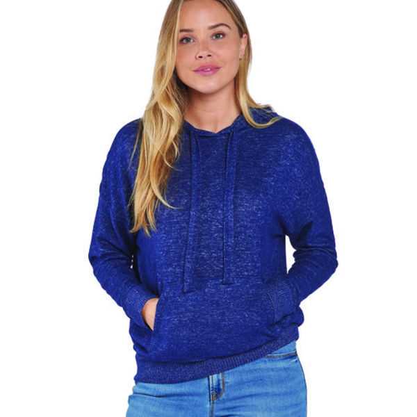 Ladies' Cuddle Soft Hooded Sweatshirt Thumbnail