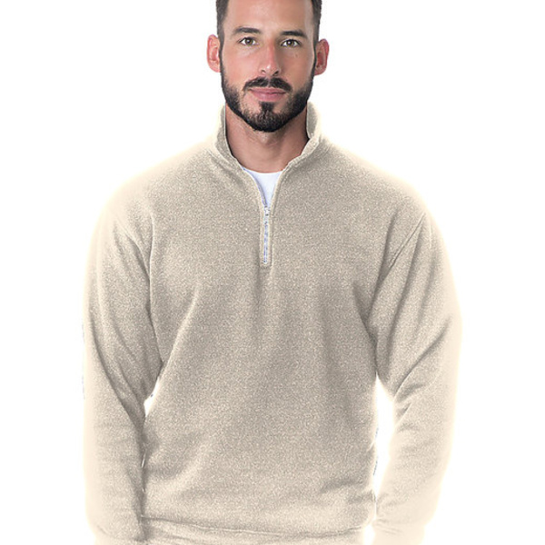 Unisex USA Made Quarter-Zip Pullover Sweatshirt Thumbnail
